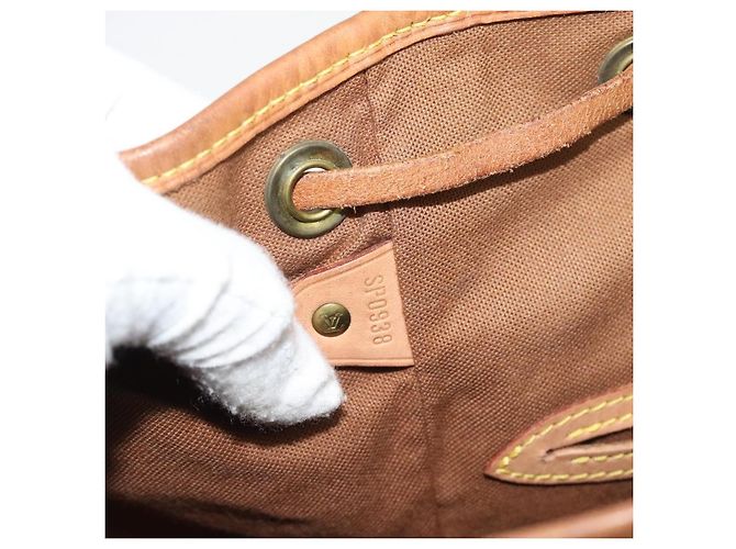 Louis Vuitton Montsouris Monogram MM Marrone - vista 7