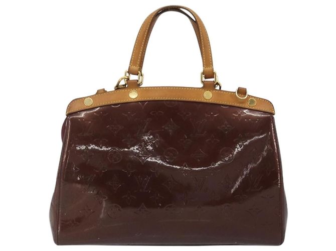 Louis Vuitton Brea Monogram Vernis MM Bordò - vista 2