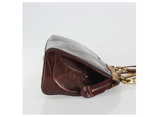 Louis Vuitton Brea Monogram Vernis MM Bordò - vista 3