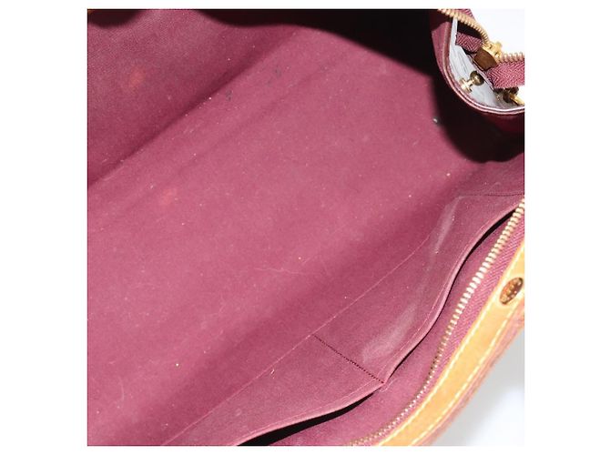 Louis Vuitton Brea Monogram Vernis MM Bordò - vista 5
