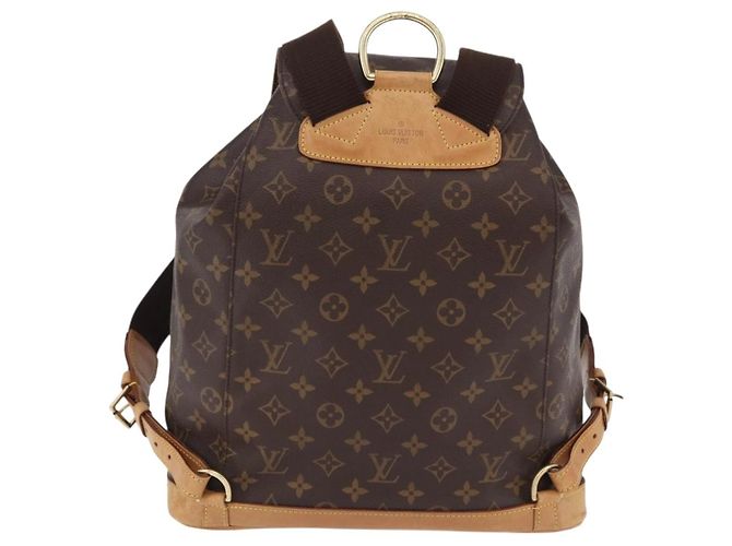 Louis Vuitton Montsouris Monogram GM Marrone - vista 2