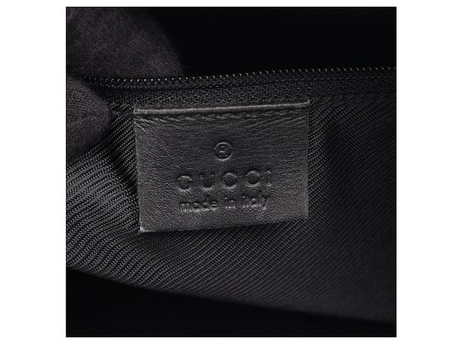 Borsa Gucci in tela GG e pelle Nero - vista 4