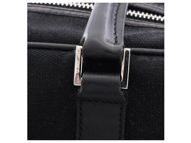 Borsa Gucci in tela GG e pelle Nero - vista 7