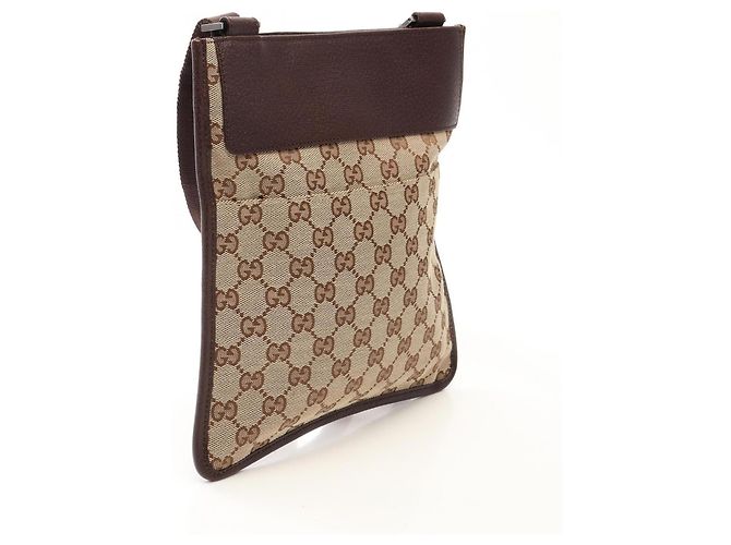 Borsa Gucci GG Canvas Marrone Beige - vista 2