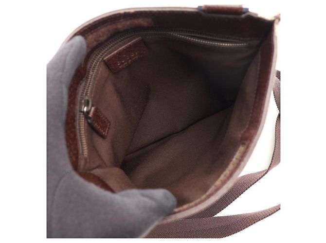 Borsa Gucci GG Canvas Marrone Beige - vista 3