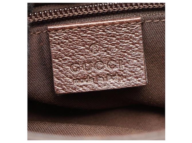 Borsa Gucci GG Canvas Marrone Beige - vista 4