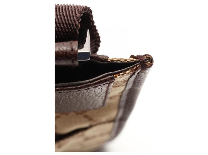 Borsa Gucci GG Canvas Marrone Beige - vista 6