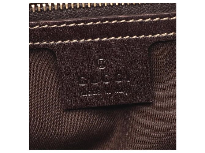 Borsa Gucci GG Canvas Horsebit Marrone Beige - vista 4