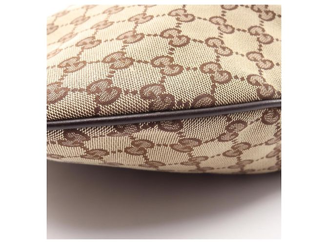 Borsa Gucci GG Canvas Horsebit Marrone Beige - vista 5