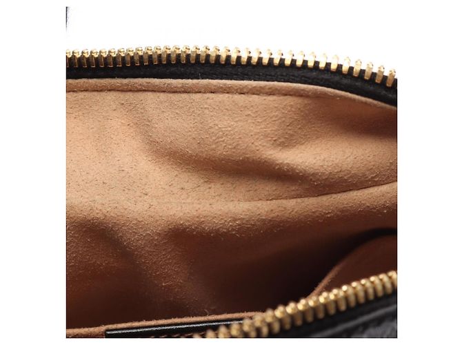 Borsa a Spalla Gucci GG Marmont Marrone Nero Beige - vista 6