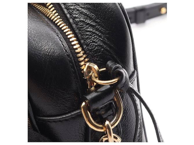 Borsa a Spalla Gucci GG Marmont Marrone Nero Beige - vista 9