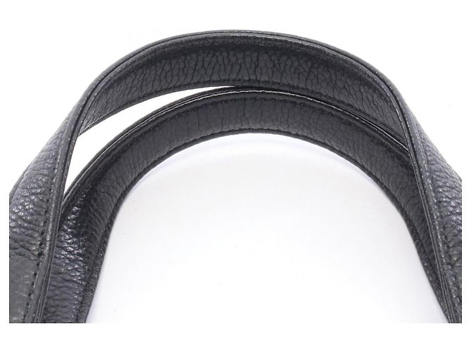 Bolso de mano en cuero negro Yves Saint Laurent - vista 5