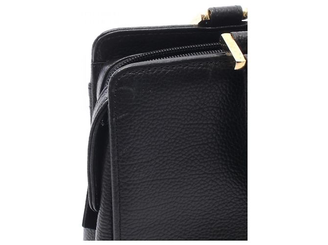 Bolso de mano en cuero negro Yves Saint Laurent - vista 7