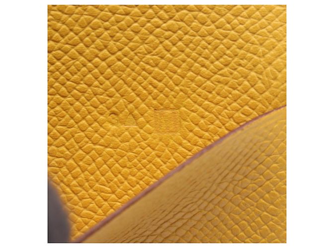 Hermès Cartera larga Hermes MC2 Fleming Soleil Naranja Amarillo - vista 5
