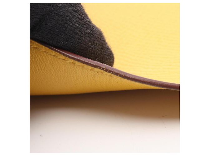 Hermès Cartera larga Hermes MC2 Fleming Soleil Naranja Amarillo - vista 6
