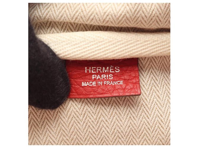 Hermès Borsa Victoria 35 Hermes in Bordeaux Rosso Bordò - vista 4