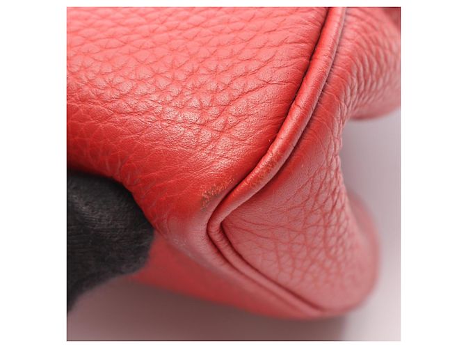 Hermès Borsa Victoria 35 Hermes in Bordeaux Rosso Bordò - vista 8