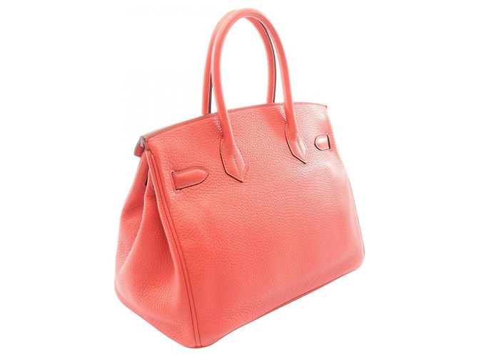 Hermès Borsa Hermes Birkin 30 Bougainvillea Rosa - vista 2