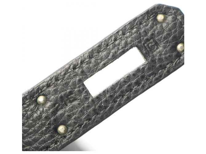 Hermès Borsa Birkin 35 in pelle Togo nera Nero - vista 5