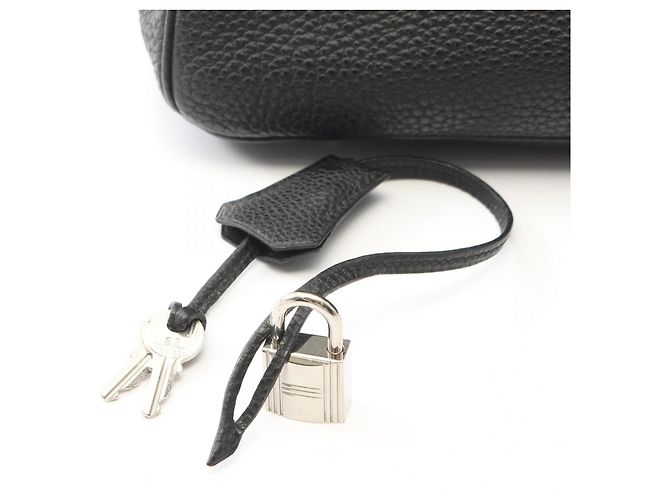 Hermès Borsa Birkin 35 in pelle Togo nera Nero - vista 6