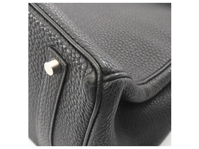 Hermès Borsa Birkin 35 in pelle Togo nera Nero - vista 7