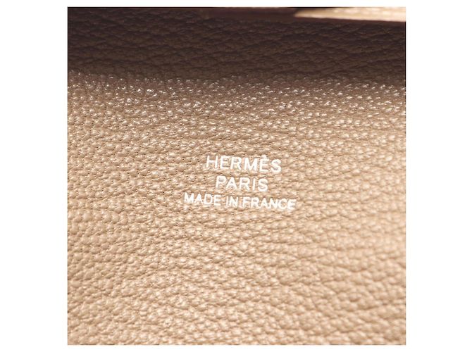 Hermès Cartera Hermes Bastia - Monedero en Gris Castaño - vista 5