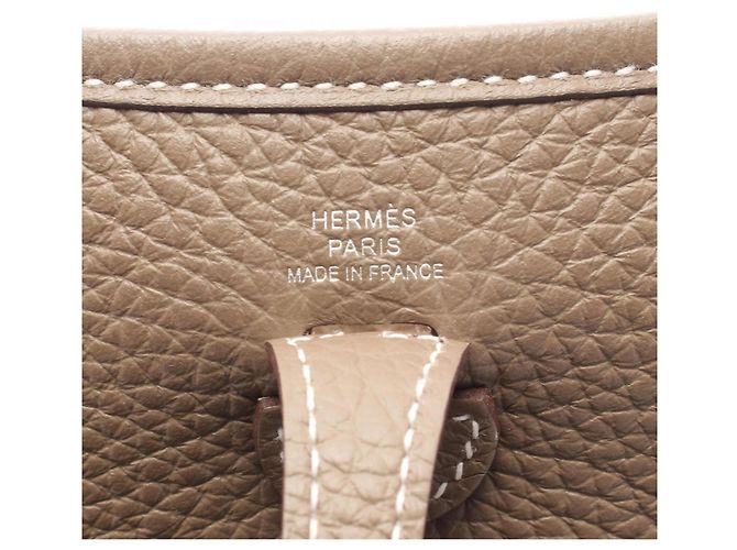 Hermès Borsa a Spalla Hermes Evelyne TPM Marrone - vista 4