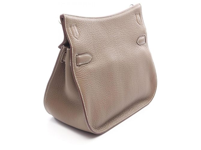 Hermès Borsa a tracolla Hermes Jypsiere 28 Marrone Taupe - vista 2