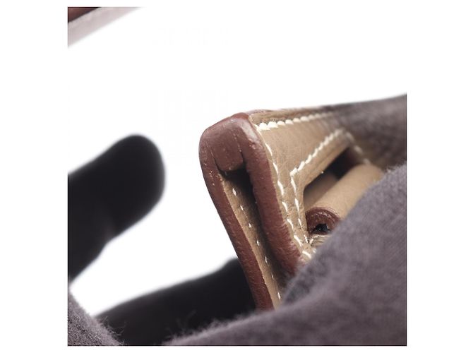 Hermès Borsa a tracolla Hermes Jypsiere 28 Marrone Taupe - vista 6