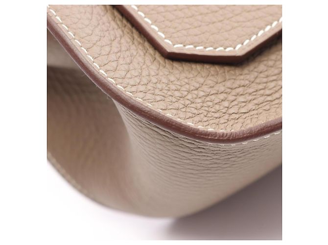 Hermès Borsa a tracolla Hermes Jypsiere 28 Marrone Taupe - vista 9
