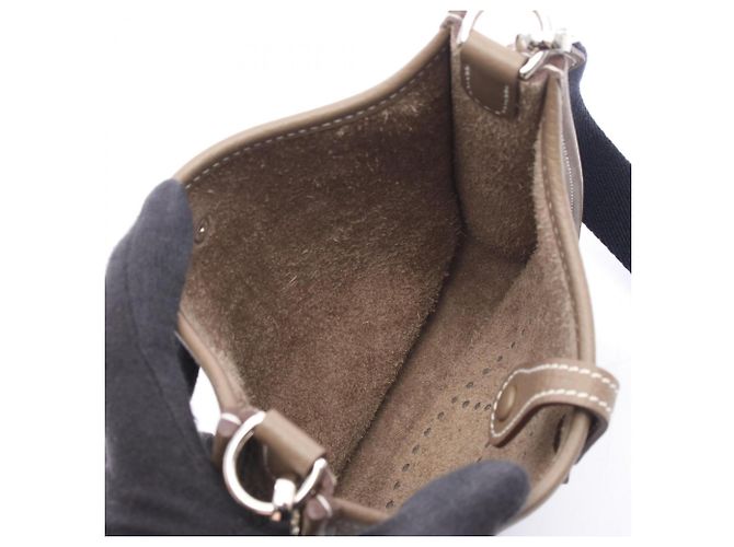 Hermès Hermes Evelyne TPM Schultertasche Braun Taupe - Ansicht 3