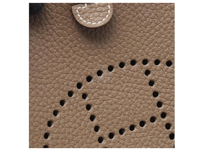 Hermès Hermes Evelyne TPM Schultertasche Braun Taupe - Ansicht 6
