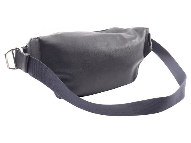 Hermès Marsupio Hermes Cityslide Cross GM in pelle blu navy - vista 2