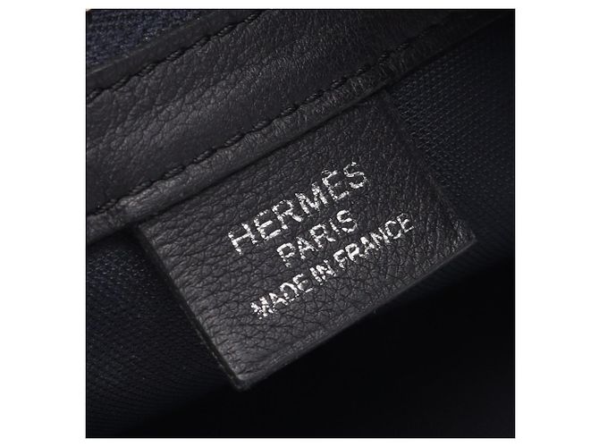 Hermès Marsupio Hermes Cityslide Cross GM in pelle blu navy - vista 4