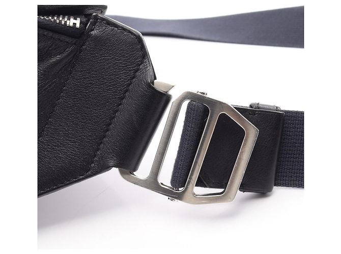 Hermès Marsupio Hermes Cityslide Cross GM in pelle blu navy - vista 7