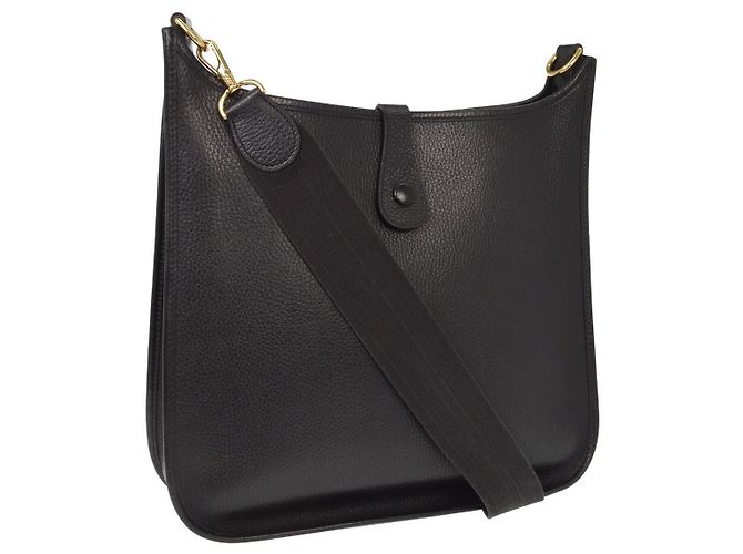 Hermès Borsa Hermes Evelyne Gen I Ardennes GM Nero - vista 2