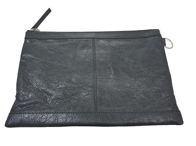 Balenciaga Clip P Leather Medium Braun - Ansicht 2