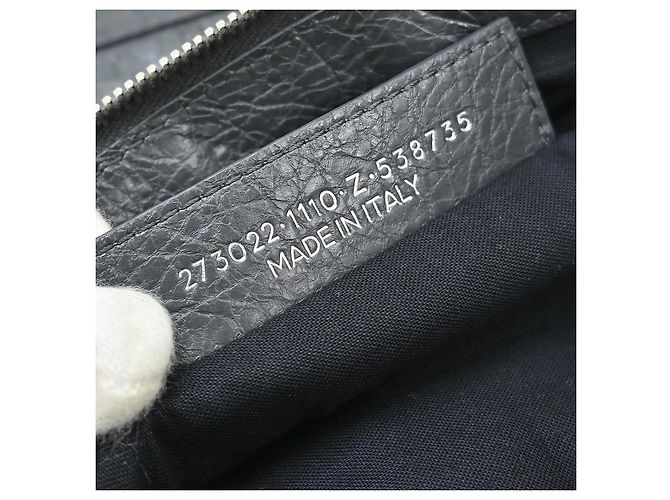 Balenciaga Clip P Leather Medium Braun - Ansicht 4