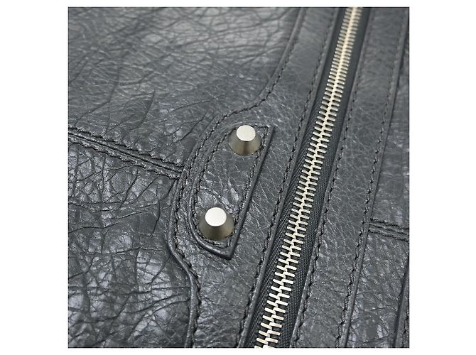 Balenciaga Clip P Leather Medium Braun - Ansicht 7