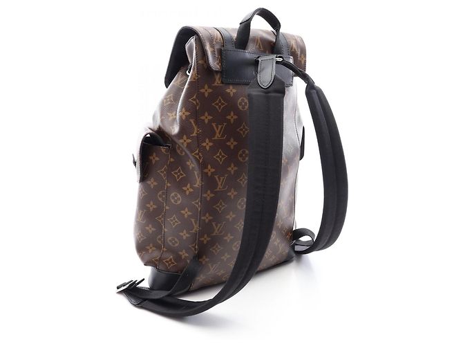 Sac à dos/Sac à main Louis Vuitton Christopher MM Marron Noir - vue 2