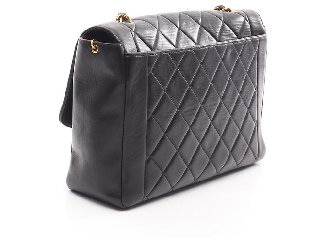 Borsa Chanel Matelassé Diana Flap Nero - vista 2