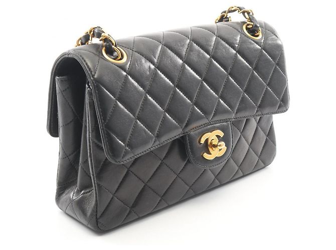 Borsa a Spalla Chanel Matelassé Double-Faced Nero - vista 2