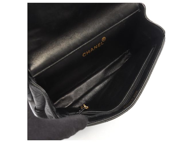 Borsa a Spalla Chanel Matelassé Double-Faced Nero - vista 3