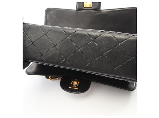 Borsa a Spalla Chanel Matelassé Double-Faced Nero - vista 9