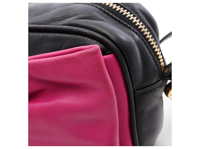 Prada Borsa a mano Borsa a tracolla Nero Rosa - vista 10