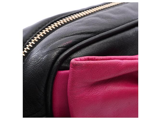 Prada Borsa a mano Borsa a tracolla Nero Rosa - vista 9
