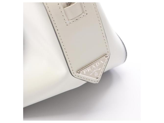 Borsa 2-Way Small Prada Supernova Bianco Blu navy - vista 8