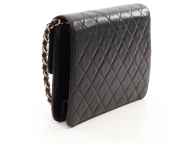 Timeless Borsa a tracolla Chanel Matelassé Single Flap Nero - vista 2