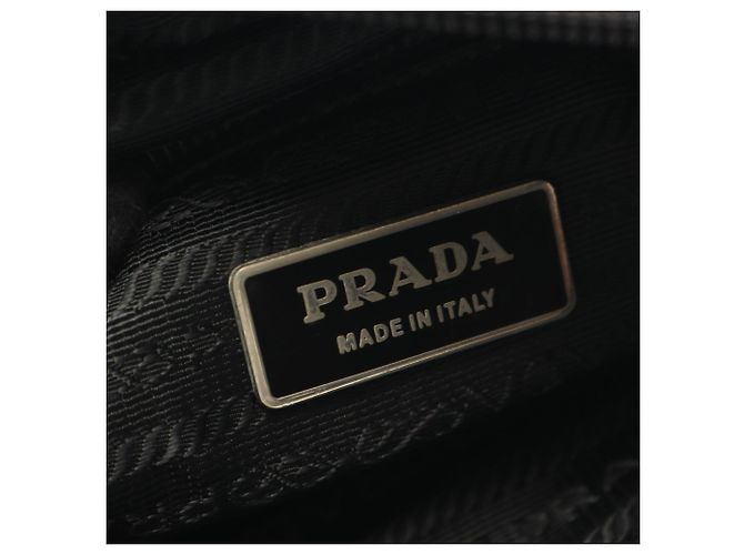 Borsa a tracolla in pelle Saffiano e nylon Prada Nero - vista 4