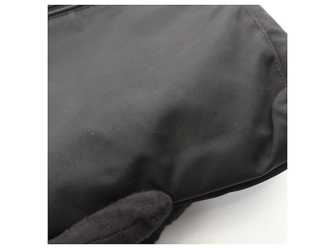 Borsa a tracolla in pelle Saffiano e nylon Prada Nero - vista 8